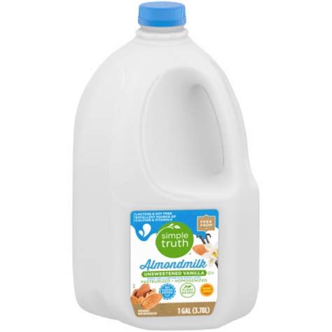 Simple Truth® Unsweetened Vanilla Almondmilk 1 Gal Kroger