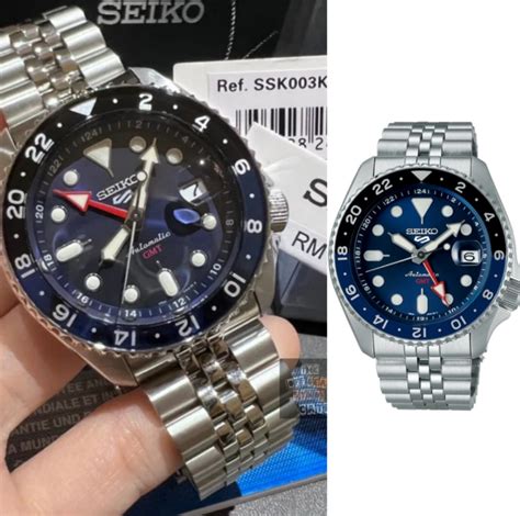 International Warranty Original Seiko Sports Blueberry Gmt