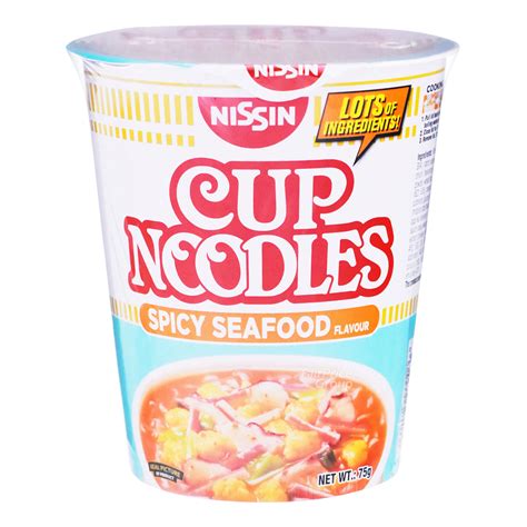 Nissin Instant Cup Noodles Spicy Seafood NTUC FairPrice