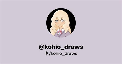 Kohio Draws Instagram TikTok Linktree