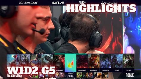 G2 Vs RGE Highlights Week 1 Day 2 S12 LEC Summer 2022 G2 Esports