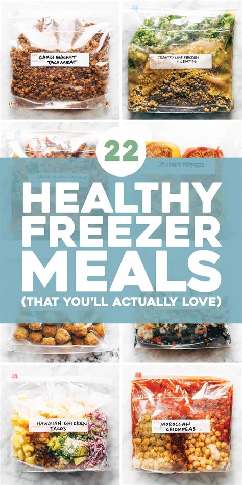 22 Healthy Freezer Meals That You Ll Actually Love Healthy Freezer