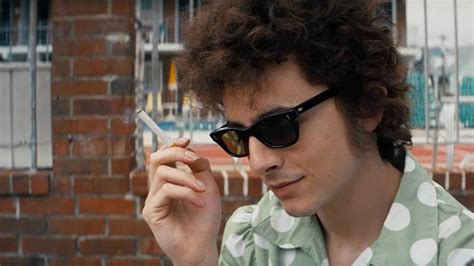 A Complete Stranger the film with Timothée Chalamet as Bob Dylan