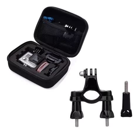 Kit Gopro Maleta Case E Suporte Bike Parafuso