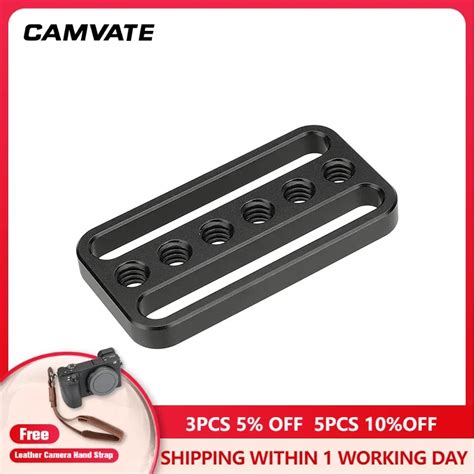 Camvate Universal Camera Cheese Plate Extension Plate With