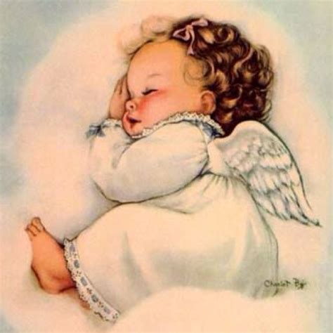 Sleeping Cherub Baby Angel Angel Pictures Angel Art