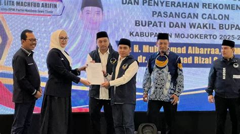 Albarra-Rizal Kantongi Rekom Nasdem - Radar Mojokerto
