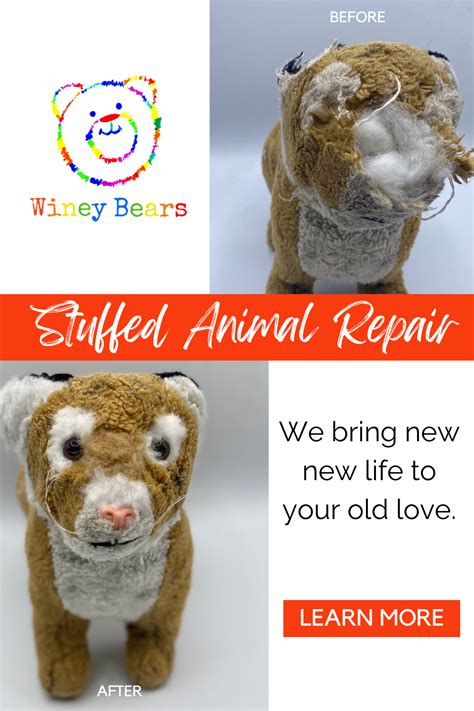 Stuffed Animal Repair Before And After Sewing Stuffed Animals Baby