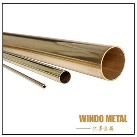 Thin Wall H59 H62 H65 Brass Tube Bronze Pipe For Reditor Brass Tubes