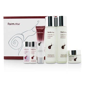 Farm Stay Snail Mucus Moisture Skin Care Set Toner 150ml Emulsion