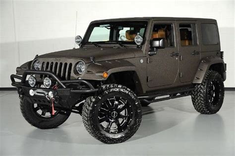 2015 Jeep Wrangler Unlimited Kevlar Paint Navigation Leather Lift Kit