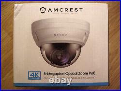 AMCREST UltraHD 8M 4K Varifocal PoE Dome Outdoor Security IP Camera