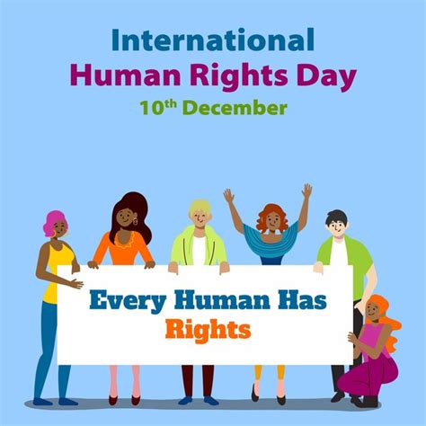 Premium Vector International Human Rights Day Illustration