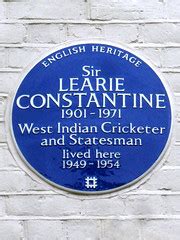 Learie Constantine Blue Plaque Open Plaques