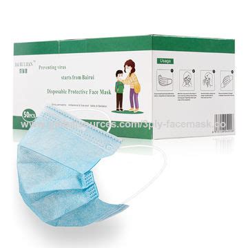 China Disposable Non Woven 3 Ply Face Mask On Global Sources