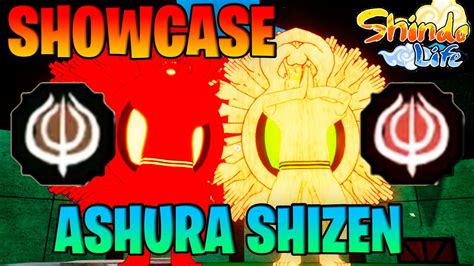 Showcase Ashura Shizen E Skin A Ruby Nova Bloodline No Shindo Life