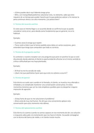 Tecnicas De Comunicacion Asertiva PDF