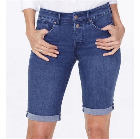 Nydj Shorts Nwt Nydj Briella 4 Lift Tuck Technology Bermuda Denim