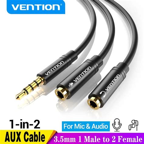 Vention S Parateur Audio En Y Mm C Ble D Extension Jack Mm