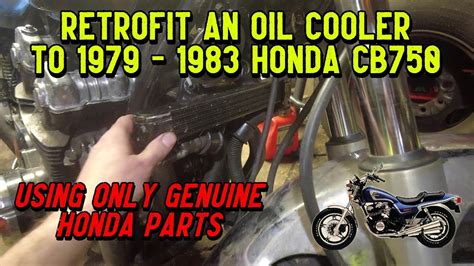 How To Retrofit An Oil Cooler To An Old Honda CB750 By GettinJunkDone