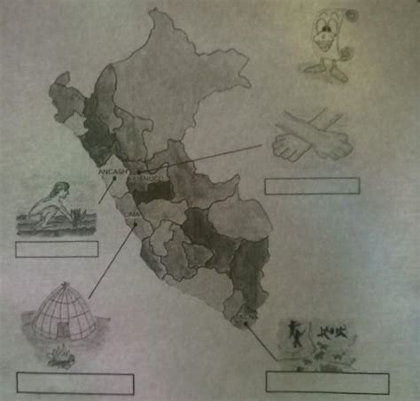 Observa El Mapa Del Per Y Ubica A Los Primeros Pobladores Peruanos