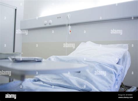 Empty Hospital Room With Medical Bed Stock Photo Alamy