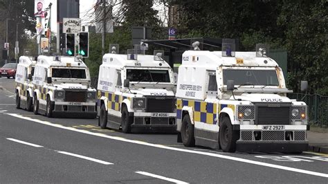 Armoured Personnel Carriers In Northern Ireland Psni Land Rovers