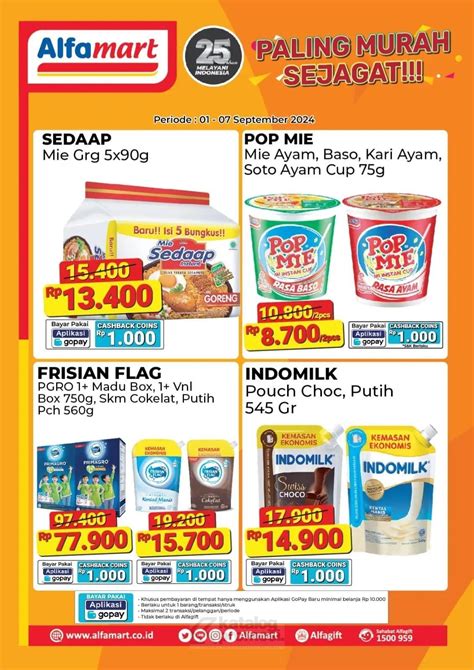 Promo Alfamart Paling Murah Sejagat Periode September