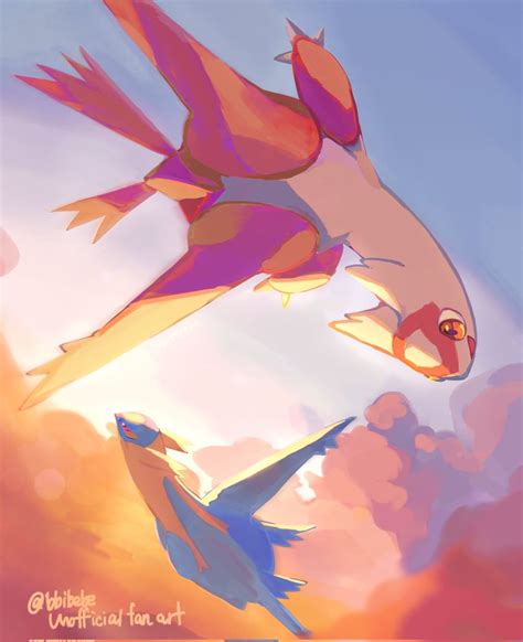 Latias And Latios Pokemon Drawn By Bbibebe Danbooru