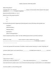 Chapter Dynamics Of Microbial Growth Outline Docx Chapter