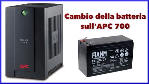 Sostituzione Batteria Ups Apc Cookle