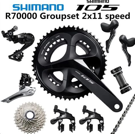 Shimano 5800 105 R7000 Groupset R7000 Derailleurs Road Bicycle 50 34 52 36 53 39t 165 170 1725