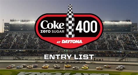 Coke Zero Sugar Entry List Monster Energy Cup Series Mrn