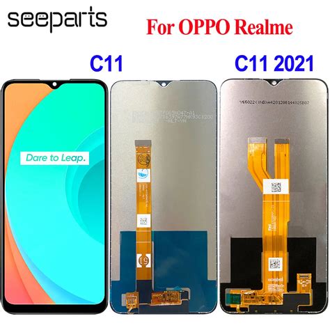 Oppo Realme C11 2021 RMX3231 LCD 화면 디스플레이 터치 디지타이저 어셈블리 Realme 11 Lcd