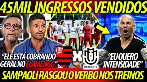 Sampaoli Esporra Geral Nos Treinos Do Flamengo Ele Vai Barrar