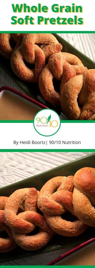 100 Whole Grain Healthy Soft Pretzels 90 10 Nutrition