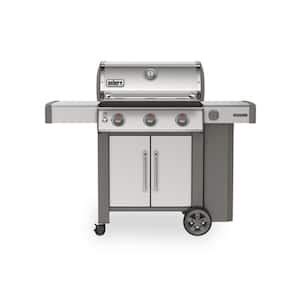 Weber Genesis II S 315 3 Burner Liquid Propane Gas Grill In Stainless