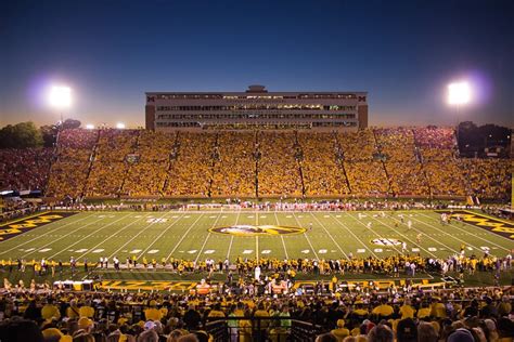 Faurot Field at Night Mizzou Photography by AndrewRhodesPhoto