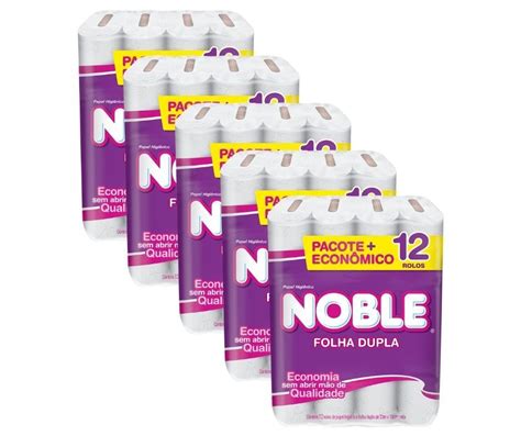 Papel Higi Nico Folha Dupla Noble 60 Rolos