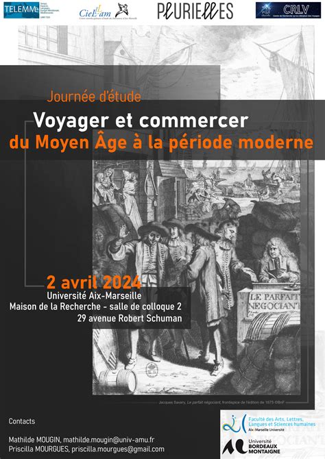 Voyager Et Commercer Du Moyen Ge La P Riode Moderne Il Ne Scet