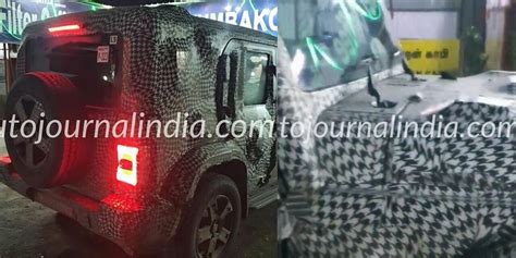 5 Door Mahindra Thar Spied On Test Again Launch Likely In Early 2023