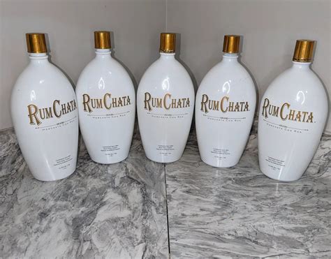 Set Of 5 1l Empty Rumchata Bottles With Lids Free Shipping Etsy