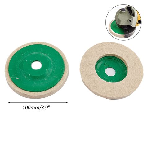 Pcs Inch Wool Polishing Pad Buffing Pads For Car Or Glass Polishing