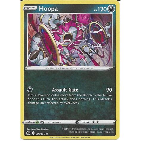 Pokemon Trading Card Game 083 159 Hoopa Rare Holo Card Pokemon