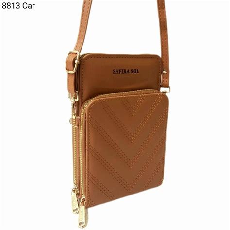 Bolsa Carteira Feminina Transversal Porta Celular Visor