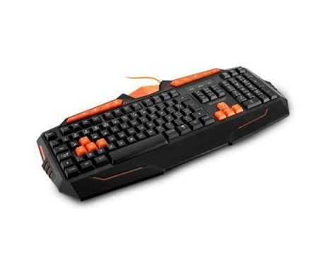 Teclado Gamer Multi Usb Multimidia Preto Laranja Tc Pichau