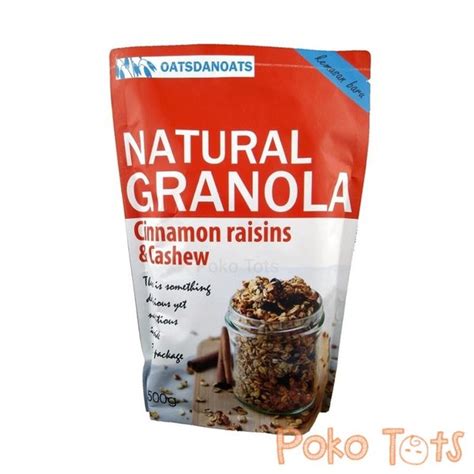 Jual Oatsdanoats Natural Granola Cinnamon Raisins Cashew Gr Oats