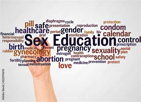 Sex Education Word Cloud Concept Stock Illustration Adobe Stock