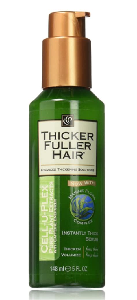 Thicker Fuller Hair Hair Serum: $12, Add Volume to Mature Hair