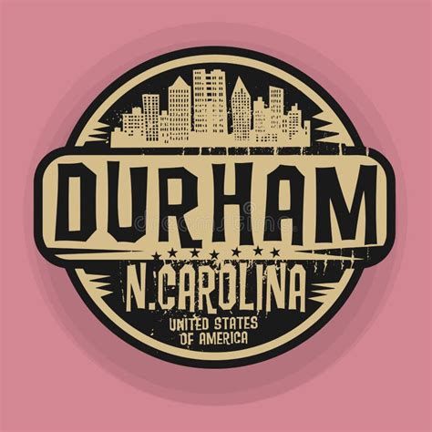 Durham North Carolina Skyline Stock Illustrations – 38 Durham North ...